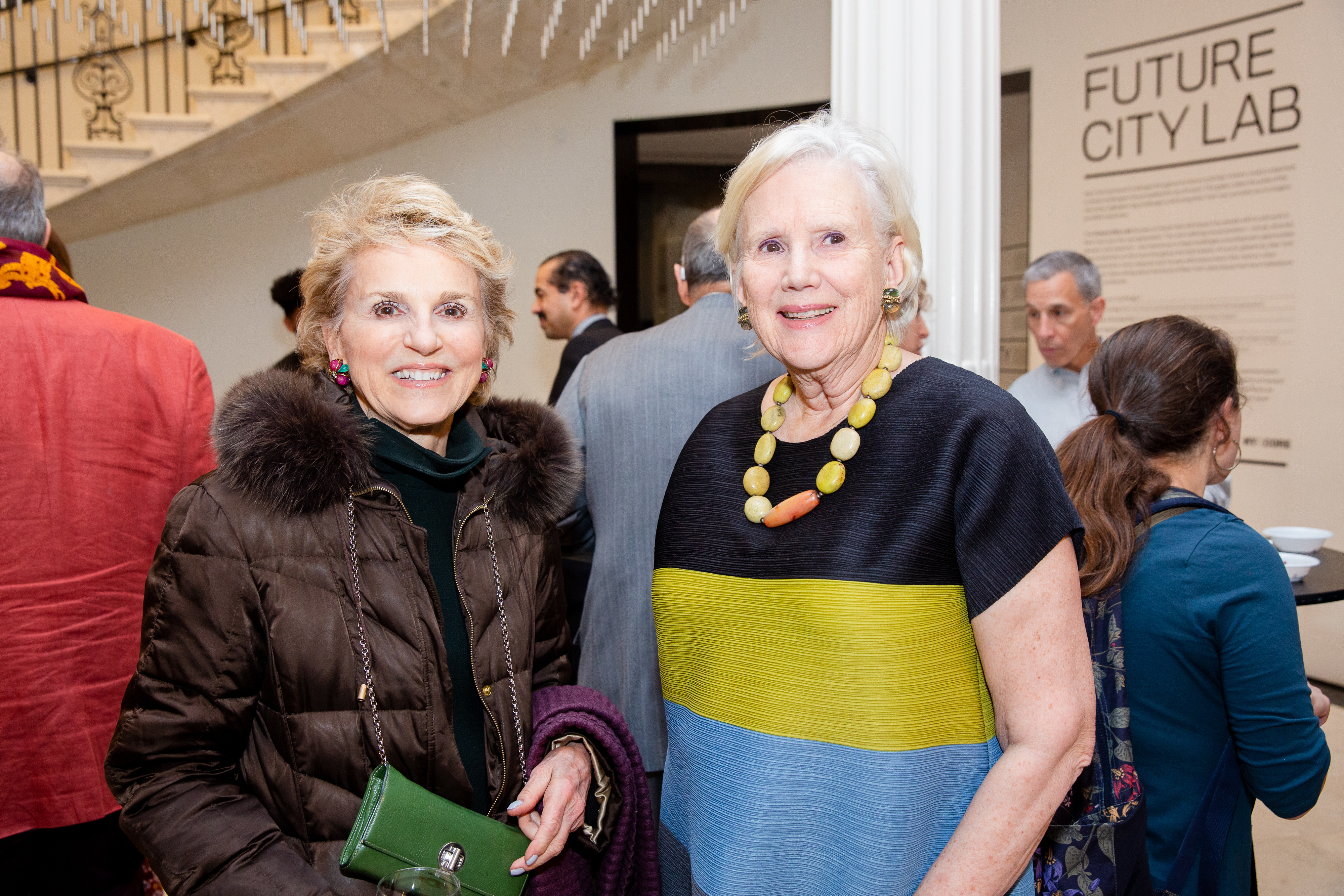 Warrie Price, left, and Lorna Goodman, Chair of WMF's Board of Trustees.