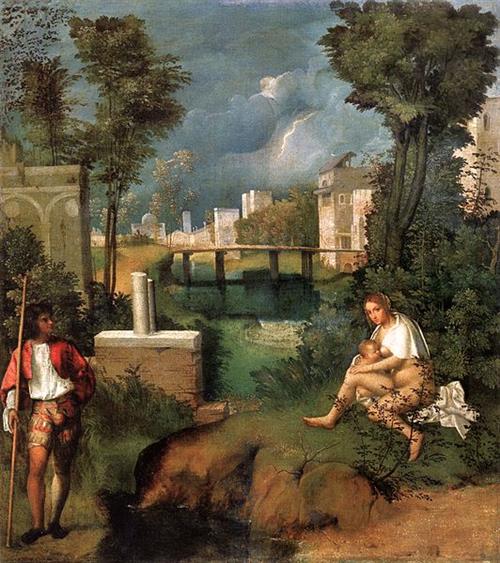 Giorgione, The Tempest. Gallerie dell’Accademia di Venezia.