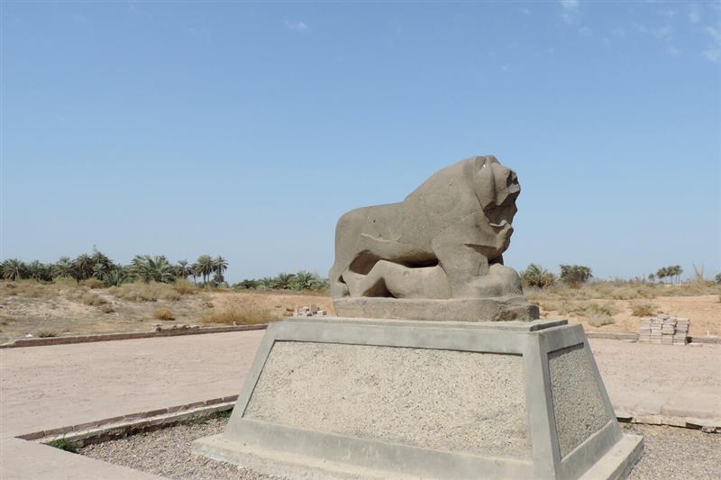 The 2,600-year-old Lion of Babylon statue is among the most celebrated archeological artifacts in the history of Iraq.