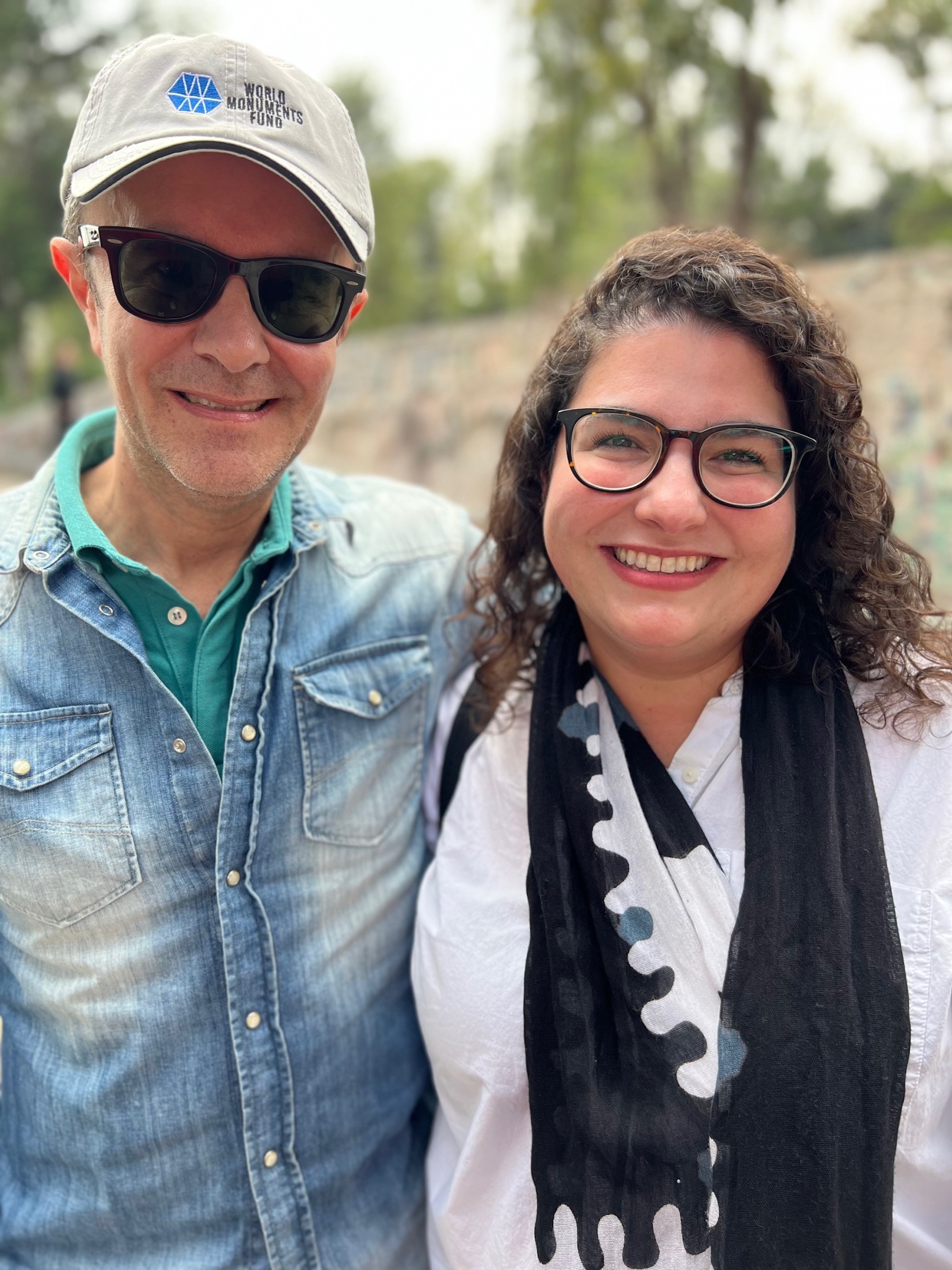 Marco Coello, nominator of Canal Nacional to the 2020 Watch and Director of Mexico Territorio Creativo, with Stephanie Ortiz. 
