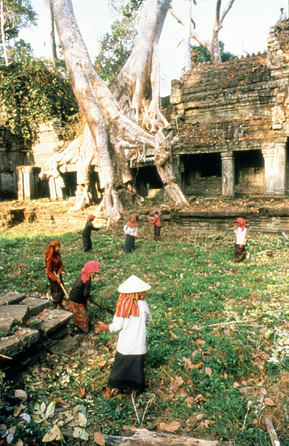 Preah Khan, Angkor Archaeological Park, East Gopura III, c 1993