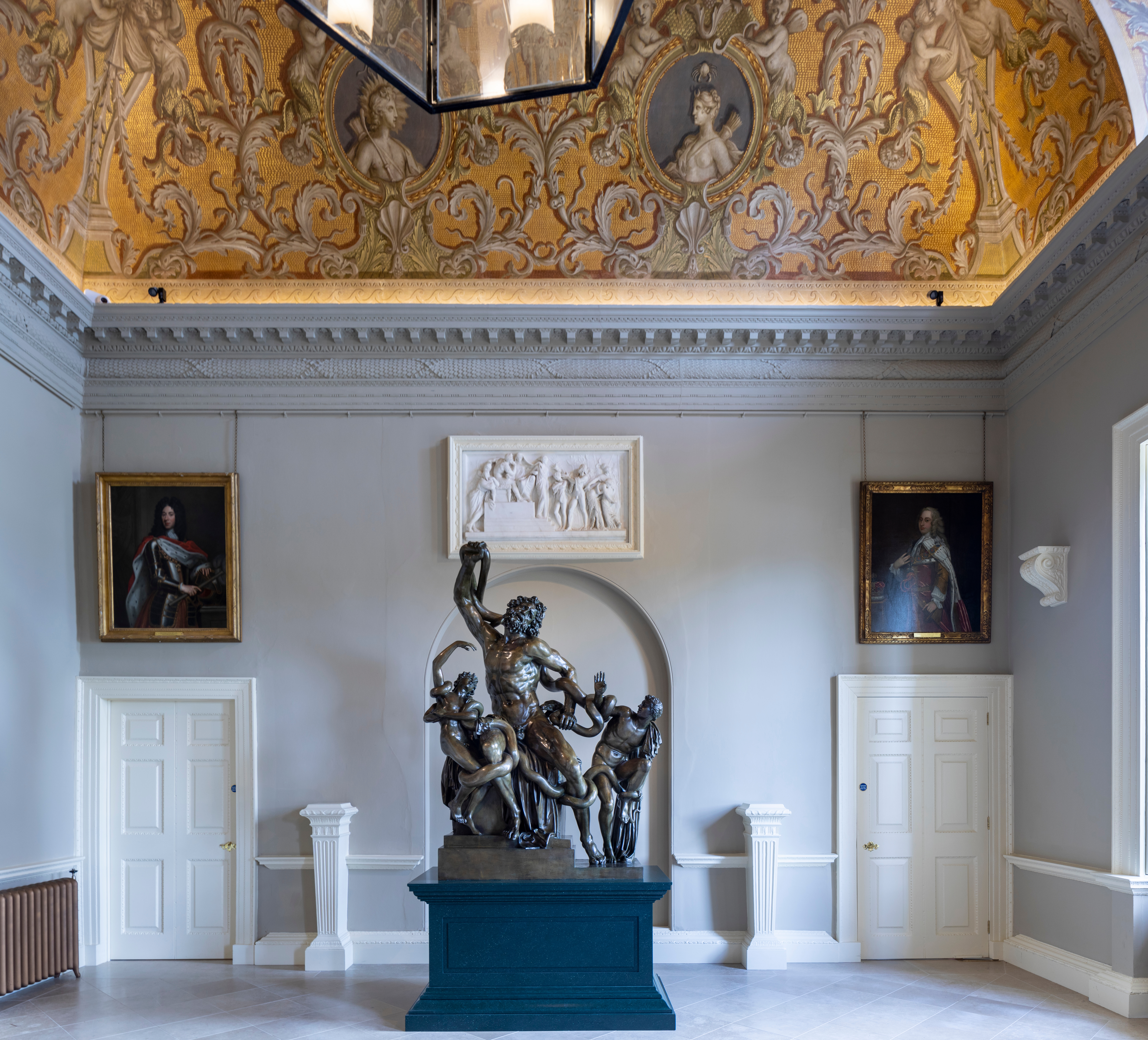The Laocoön freshly installed. Photo by Andy Marshall.