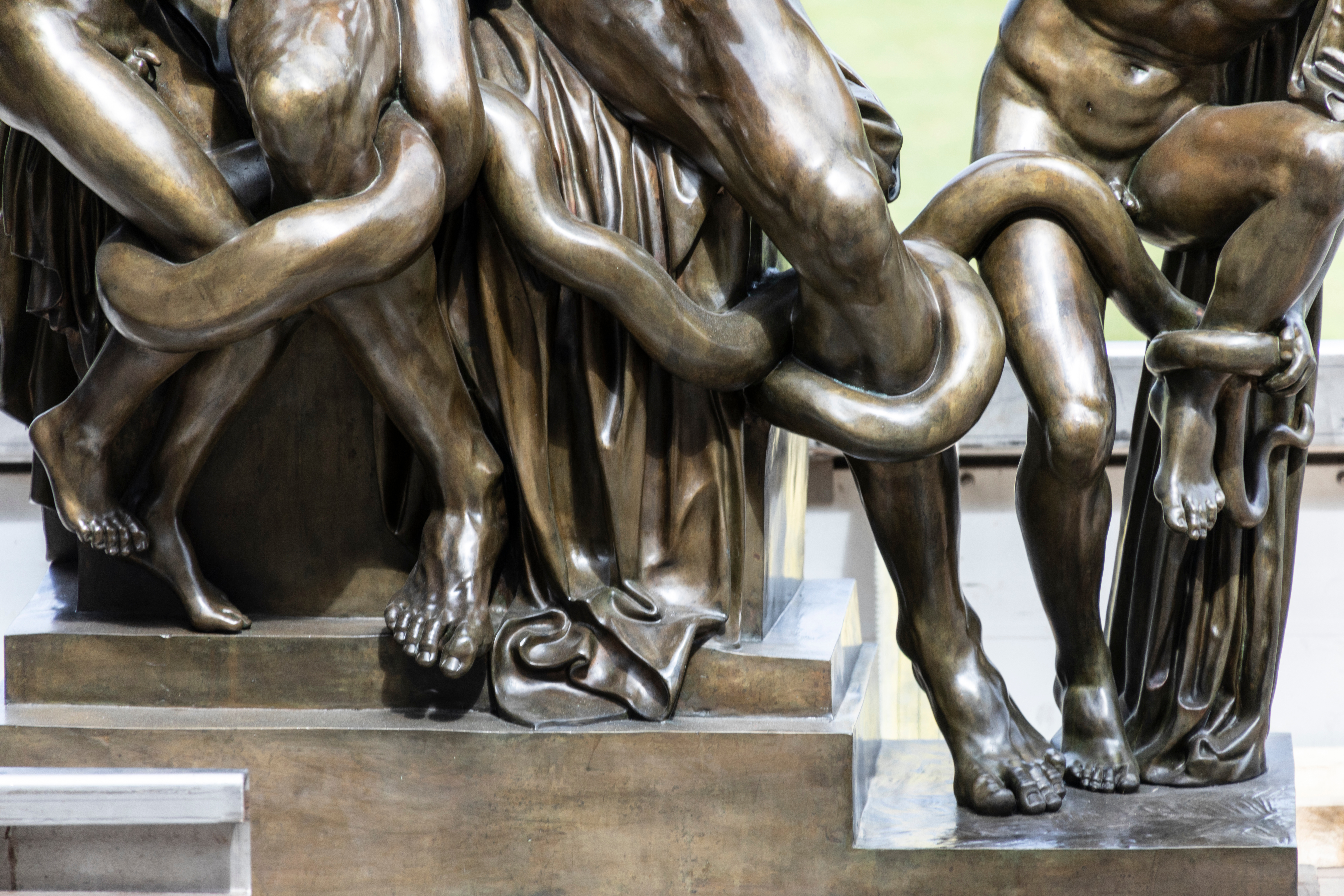 Detail of the Laocoön. Photo by Andy Marshall.