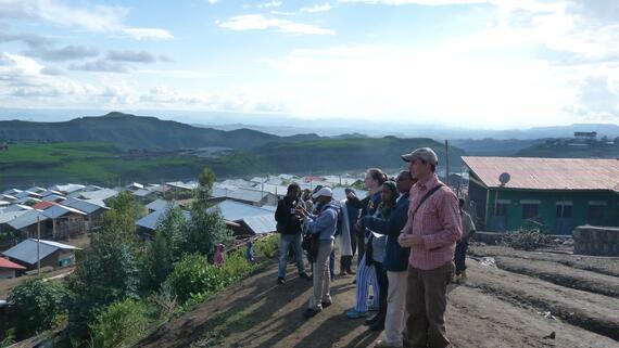 Students from Columbia University and Addis Ababa University participated in the field school