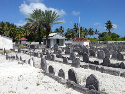 View of the Koagannu cemetery, 2014.