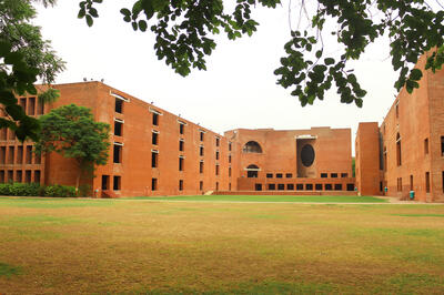 Louis Kahn Plaza in IIM Ahmedabad's Heritage Campus