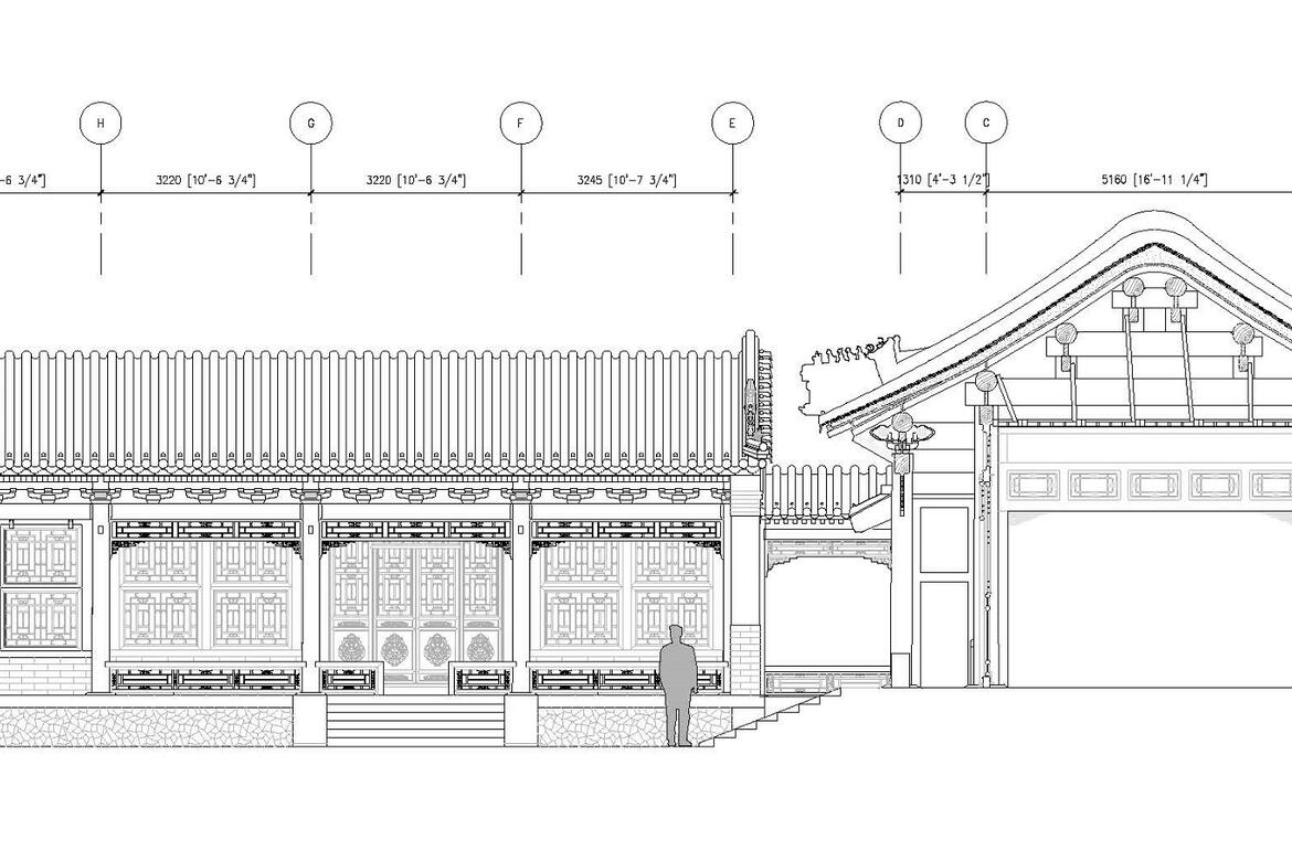 Drawing of the new Interpretation Center by Selldorf Architects.