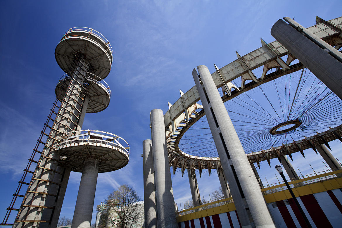 The New York State Pavilion is one of the modern sites included on the World Monuments Watch since 1996.