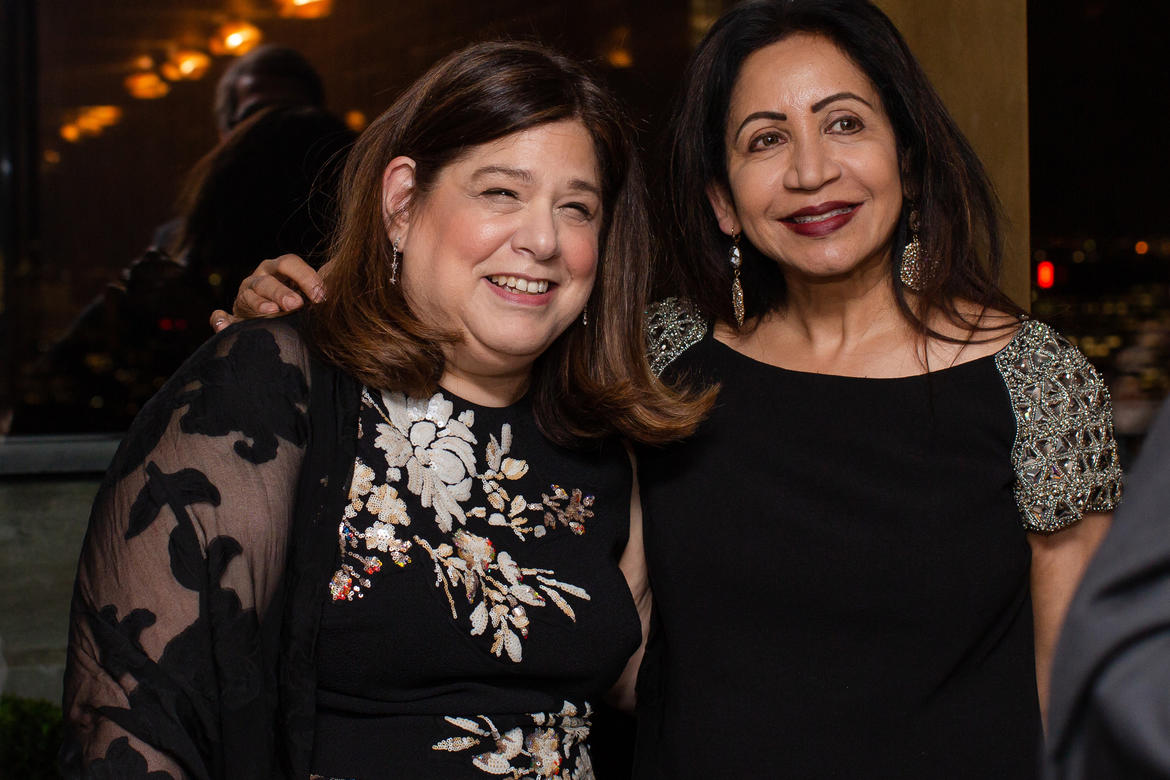 Lisa Ackerman, left, and Nanda Anand (photo: Liz Ligon)