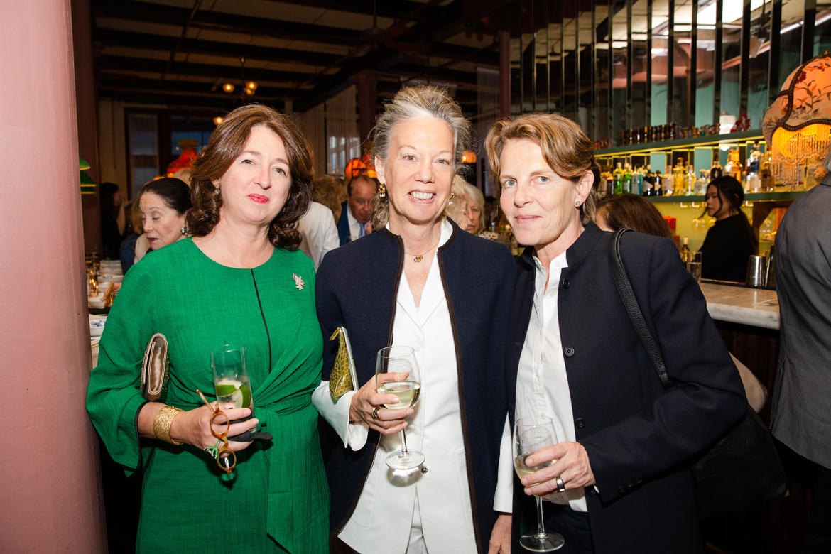 From left, Hélène Marie Shafran, Sydney Weinberg, and Annabelle Selldorf.