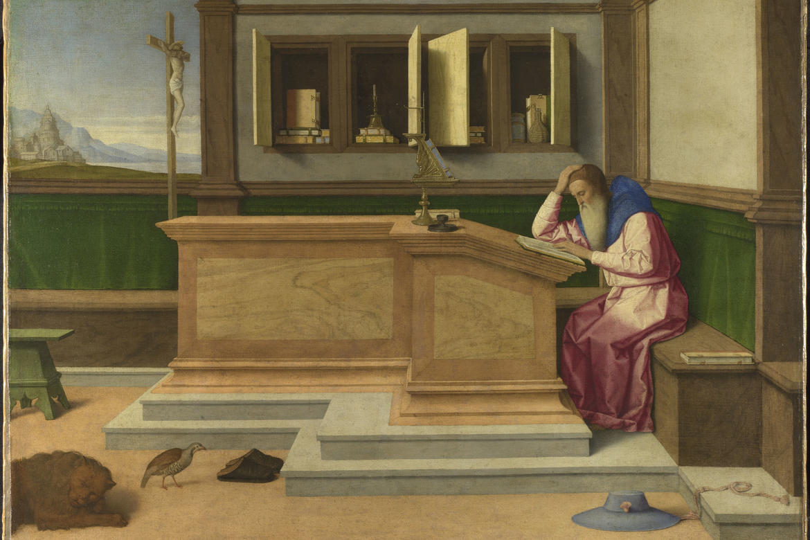 Vincenzo Catena. San Girolamo nel suo studio. The National Gallery, London.