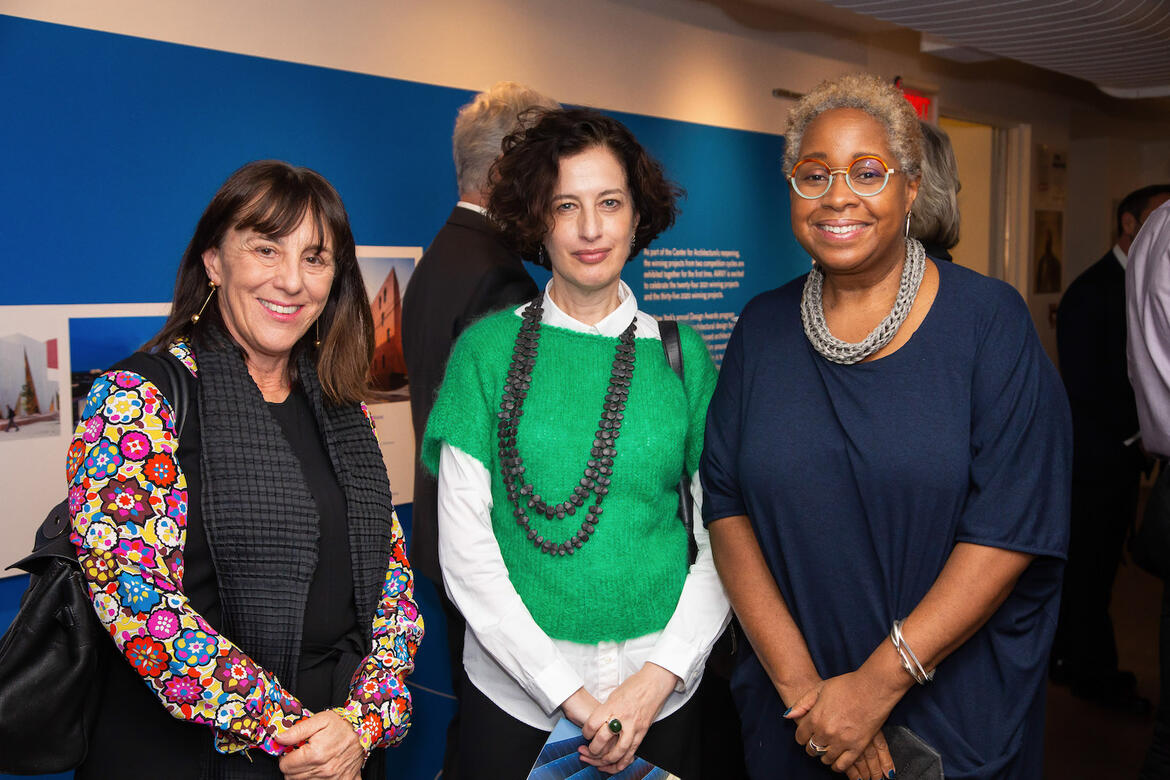 From left to right: Susan Madconald, Karen Stein, and Mabel O. Wilson.