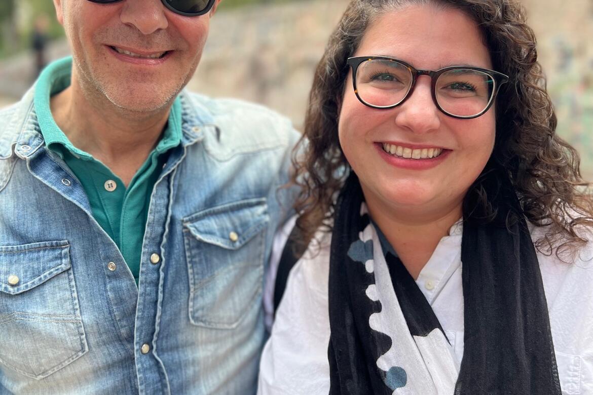 Marco Coello, nominator of Canal Nacional to the 2020 Watch and Director of Mexico Territorio Creativo, with Stephanie Ortiz. 
