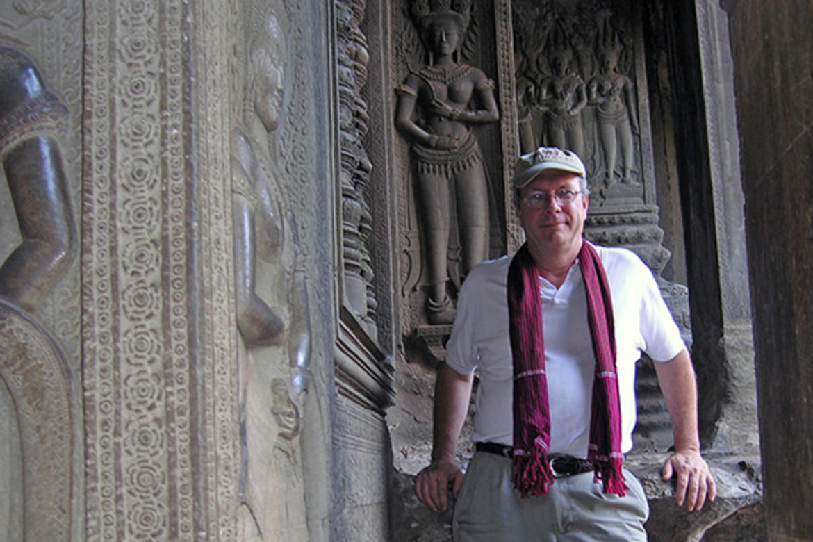 John Stubbs in Angkor, 2005