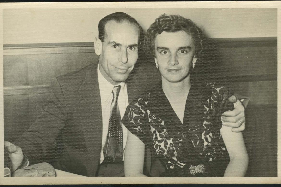 Myra and her late husband, Nick.
