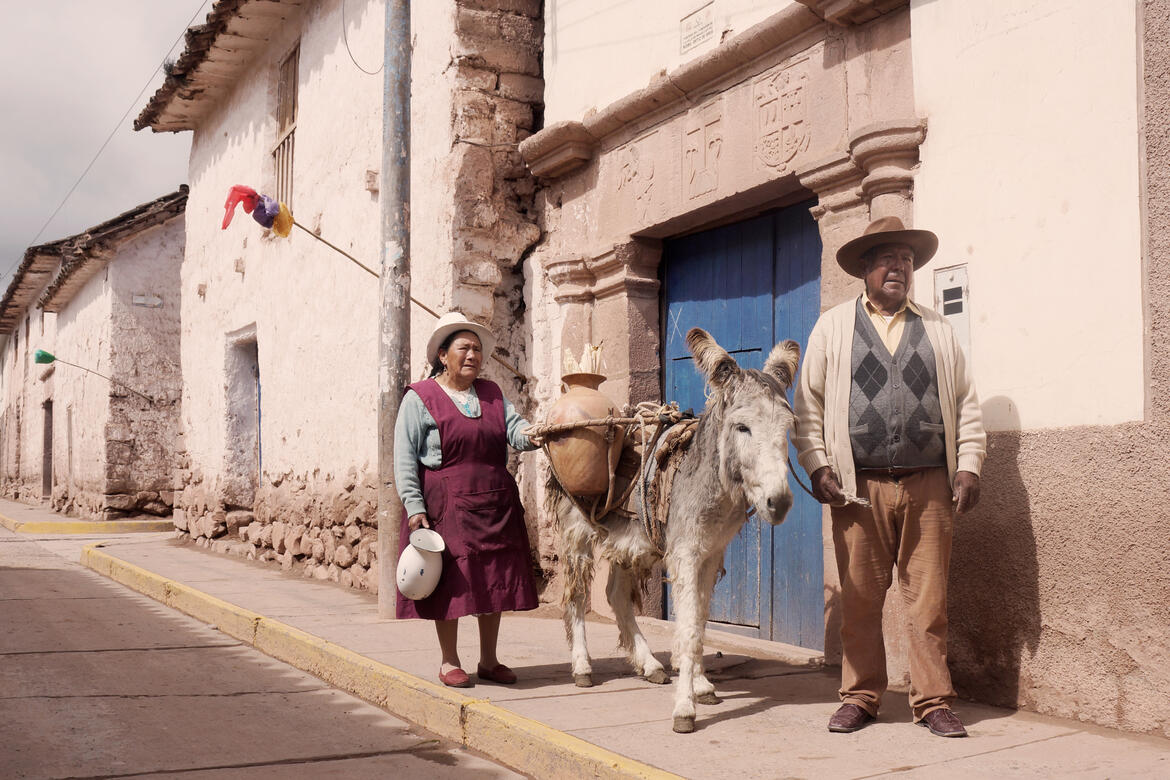 Community members from Maras, a town within the Sacred Valley of the Incas.