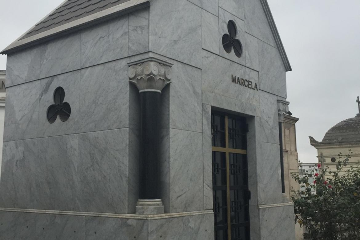 Marcela Perez de Cuellar's mausoleum