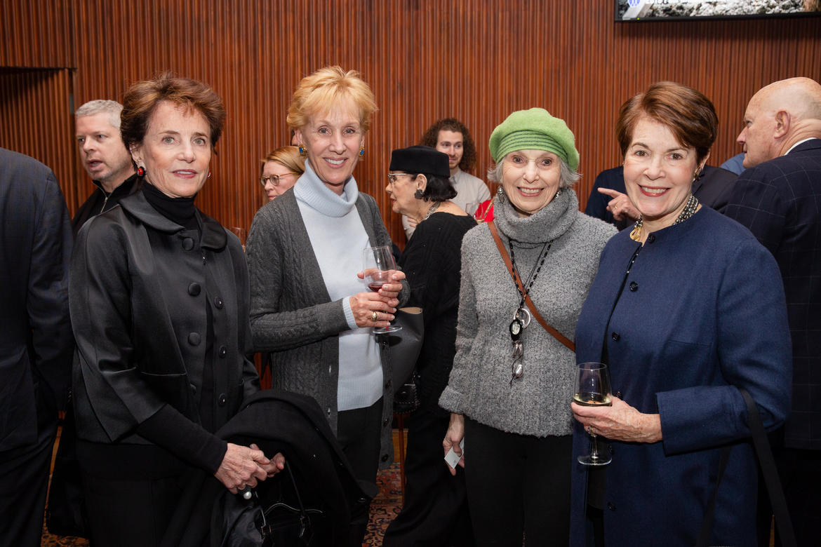 From left, Nancy Novogrod, Cathy Schleussner, Patricia Schoenfeld, and Brook Berlind.