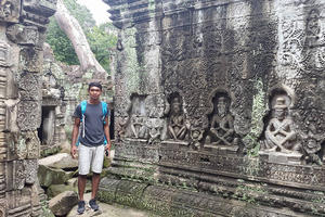 The author at Angkor.