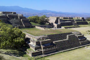 Monte Albán Archaeological Site in Oaxaca, Mexico, which sustained damage during the 2017 earthquakes.