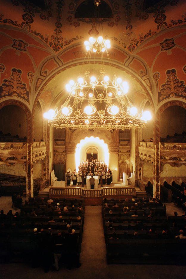 Interior of the Synagogue during music performance, 2014