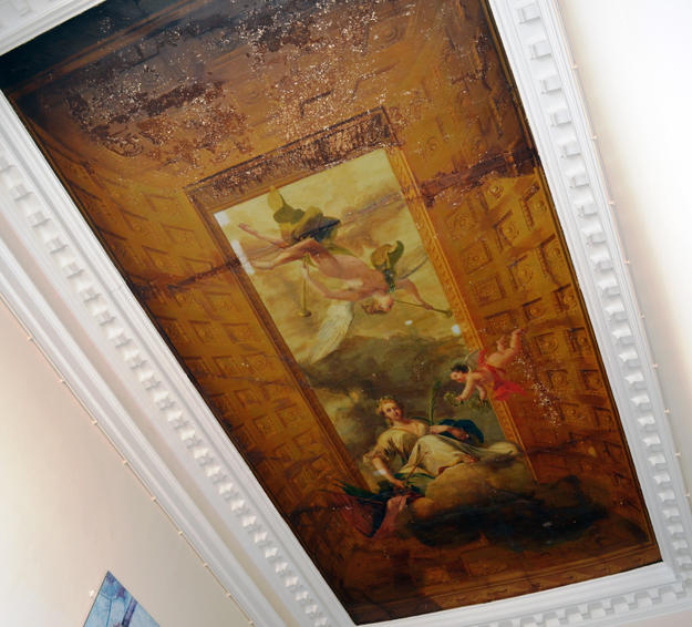 William Kent ceiling, North Hall, following conservation, 2015, © Bruce White