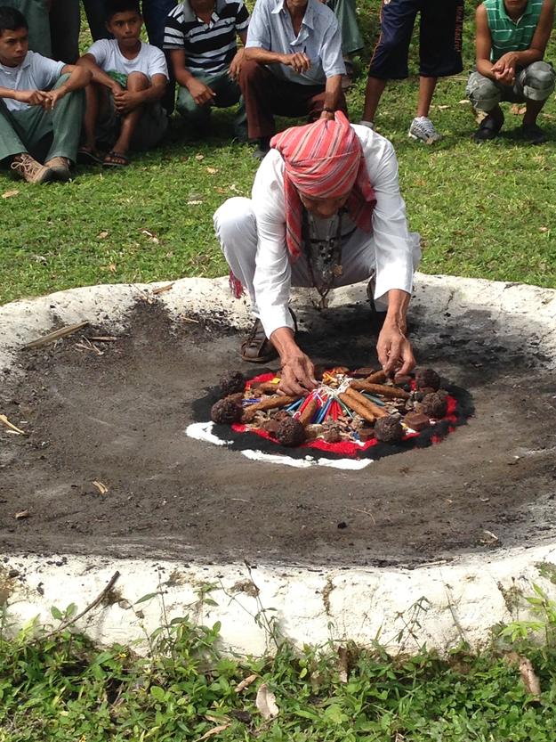 A Mayan ceremony was part of Watch Day, May 2014