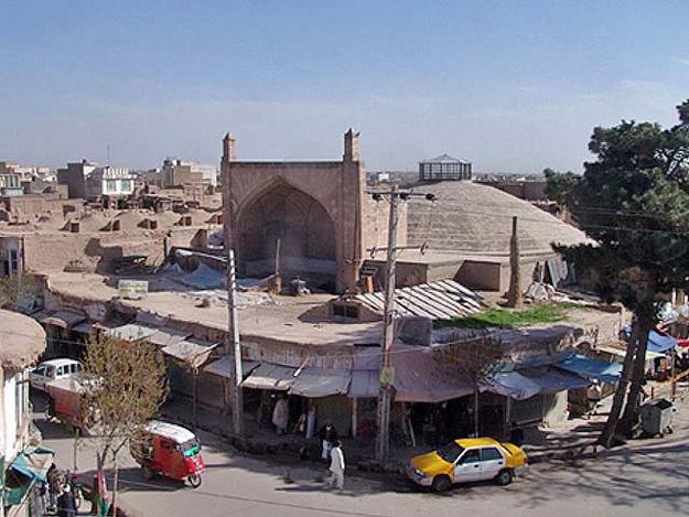 The restored Char Suq cistern, which dates from the Safavid era and is now used for cultural events, is an example of the potential of adaptive reuse of historic property., January 2009