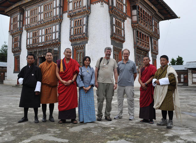 Members of the Department of Culture and World Monuments Fund conservation team , 2010
