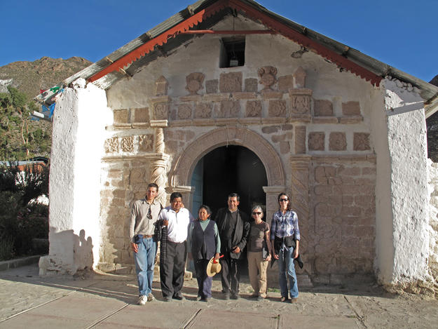 Members of our conservation team at San Santiago, 2011