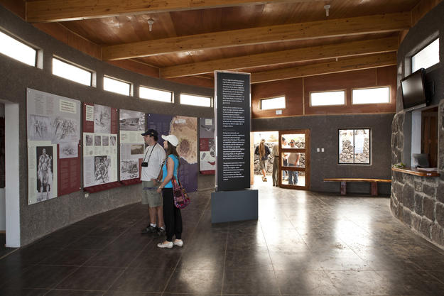 Interior of the Visitor's Center, 2011
