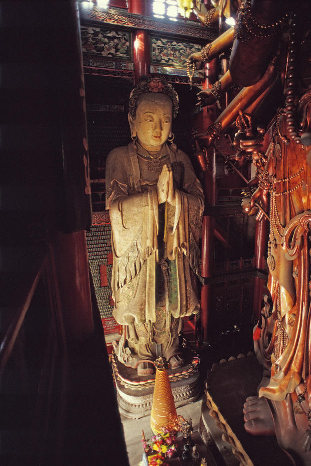 The Dragon Princess statue , 2002