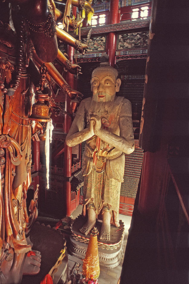 The Buddhist Boy statue, 2002
