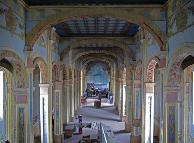 Interior, after conservation, 2012