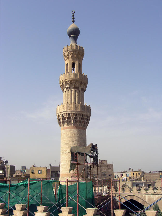 Minaret after conservation, 2010