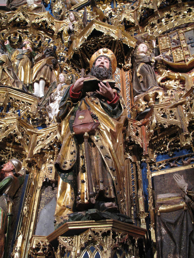 St. James on the main altar after conservation, 2010