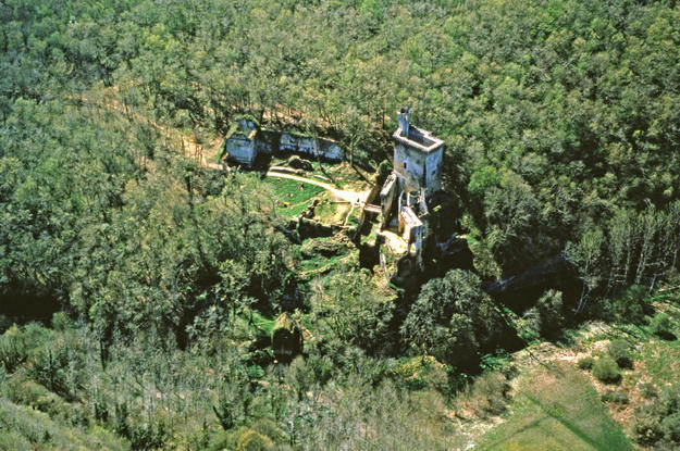 Aerial view showing the untouched beauty of the area, 1986
