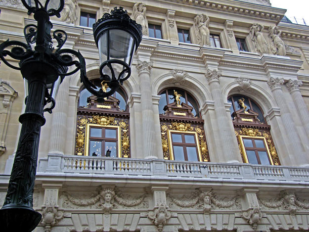 Façade with gilded elements, 2010