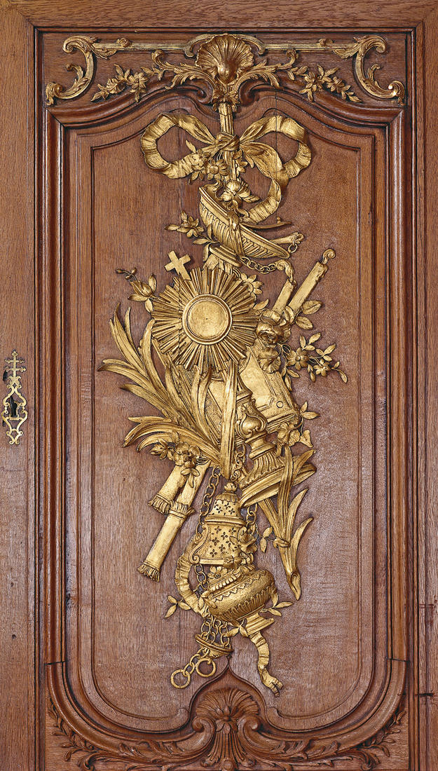 Gilded details of the sacristy , 2003