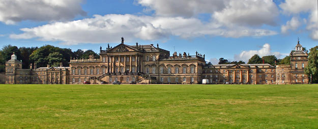 The Palladian east façade of Wentworth Woodhouse, which lays claim to be the longest in the country, 2010