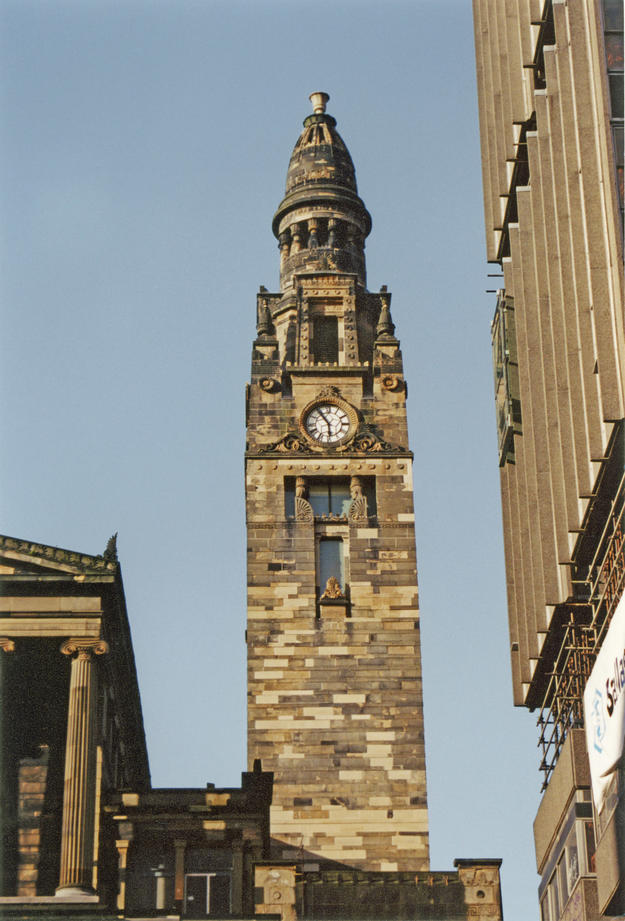 The church tower, an enduring feature of Glasgows skyline, 2003