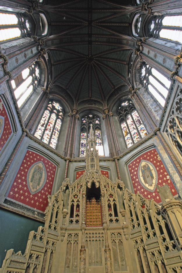 Interior in the Gothic Revival style, 1996