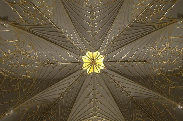Detail of the Tribune ceiling , 2011