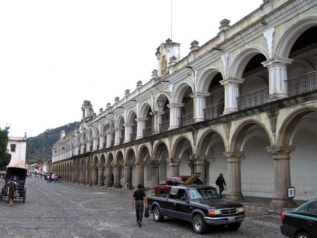 Façade with masonry arcades, 2008