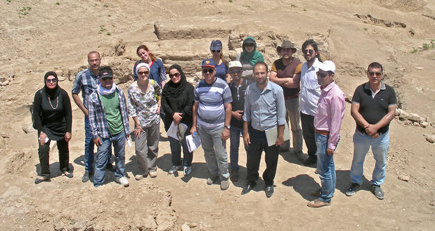 Training program participants visit Qasr Shemamok, Kurdistan, Iraq, 2014