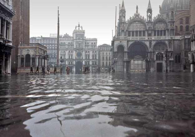 Venice after the worst flood in its history, 1966