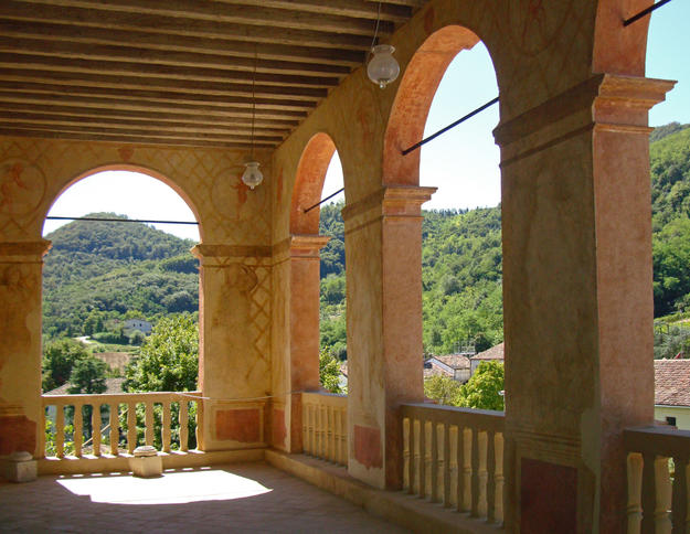 Hilltop view from the balcony, 2009