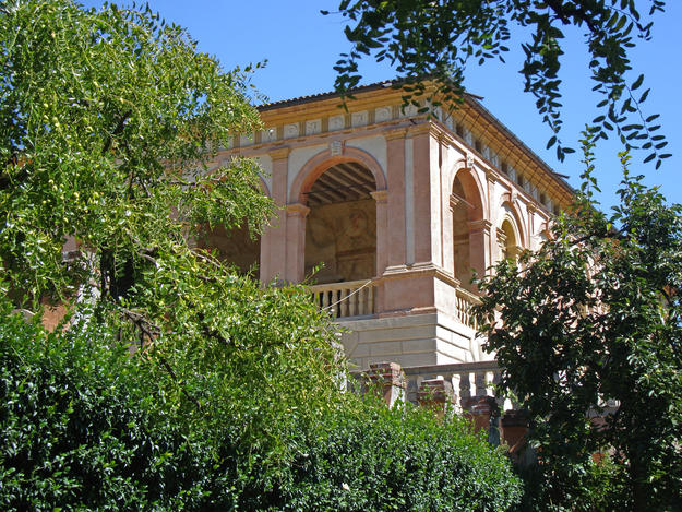 Façade of the Renaissance villa, 2010