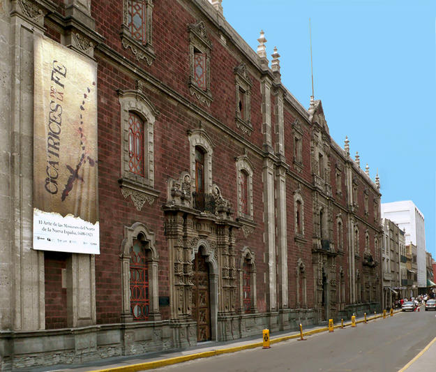 View of the south façade of the Antiguo Colegio de San Ildefonso, from Justo Sierra street, 2009