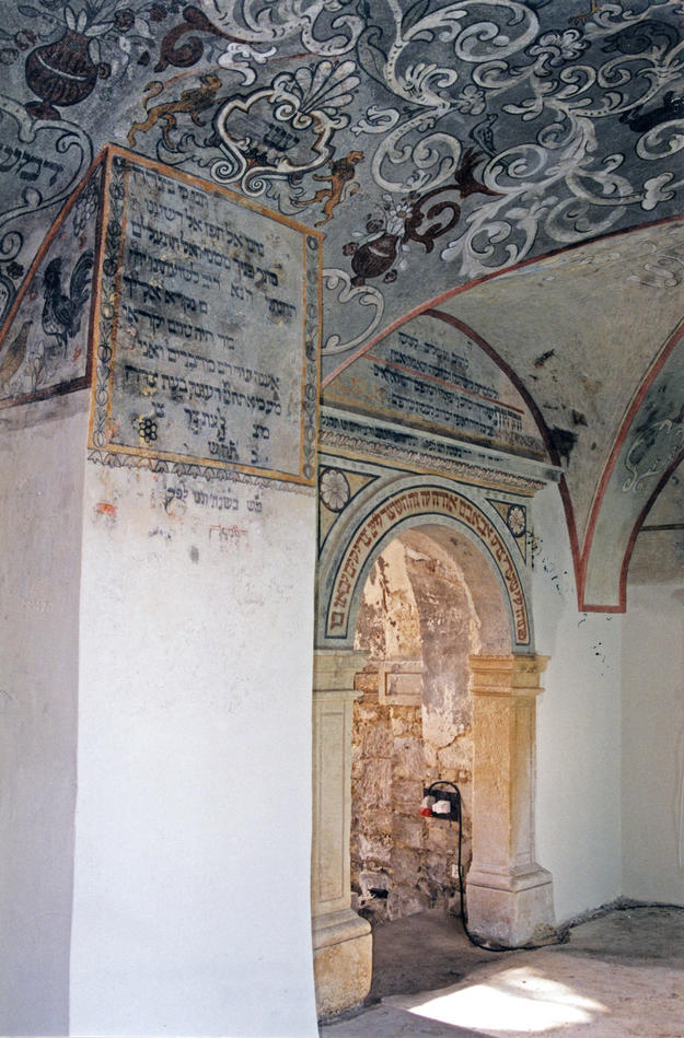 Murals in southern part of vault after conservation, 2002